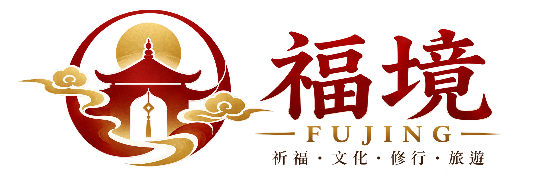 福境 FUJING 正方形徽章